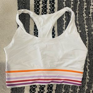 Rainbow sports bra